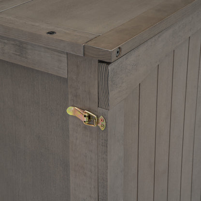 Queen Size Murphy Bed with Built-In Charging Station  Antique Grey