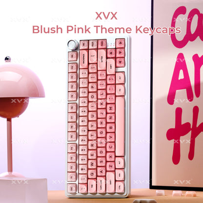 XVX Pink Blush HOA Profile Keycap Set 132-Key