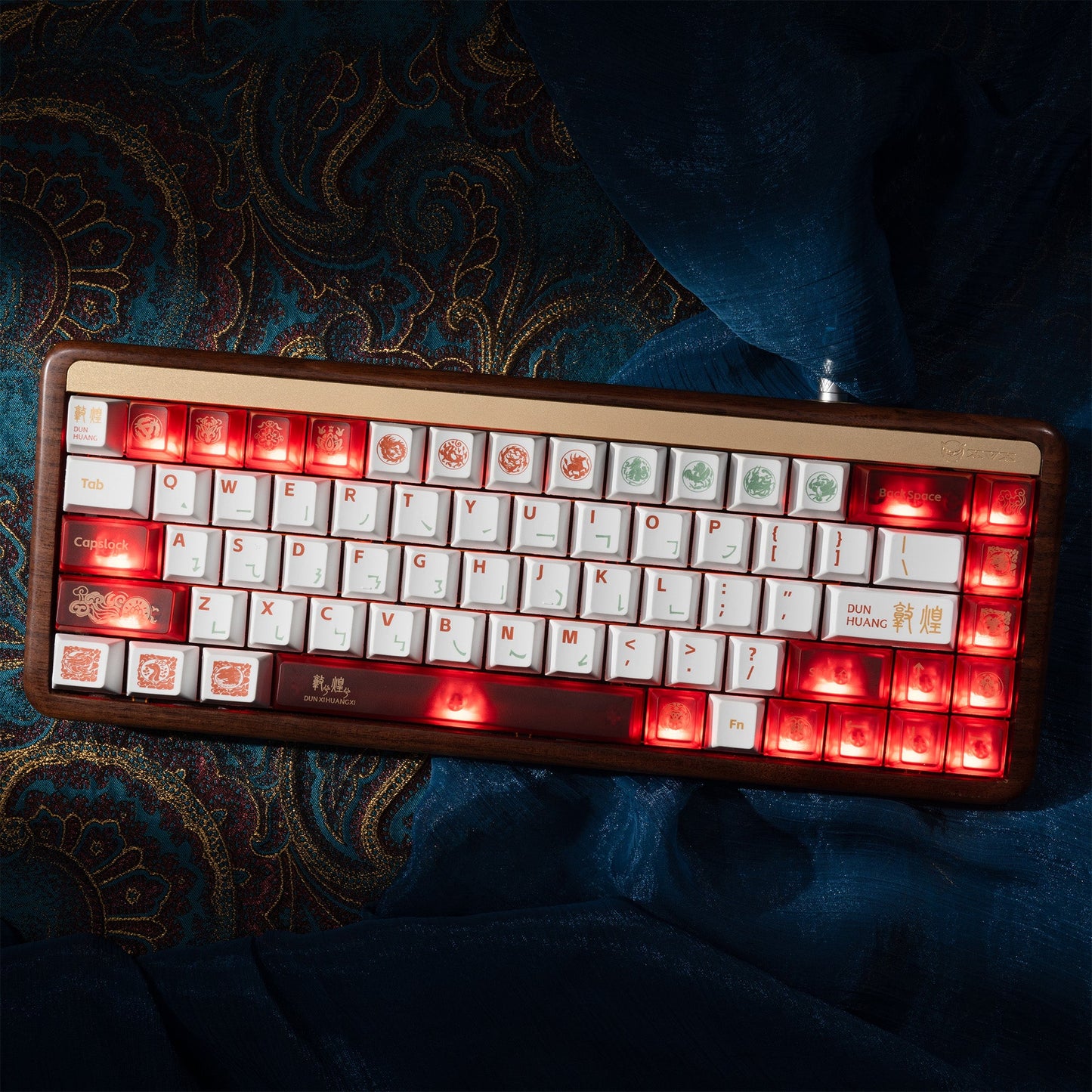 XVX  Dunhuang Cherry Profile Dye-Sub PBT Keycaps Full Set (212-Keys)