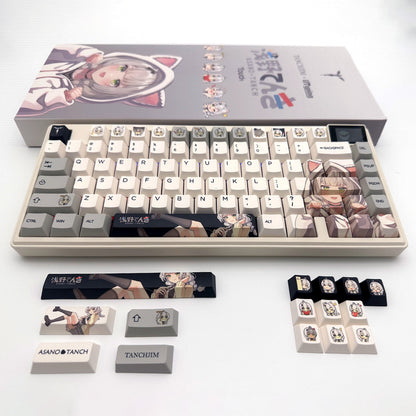 XVX  Asano Touch   Cherry Profile 5-sided Dye-Sub PBT Keycap Set (167-Key)