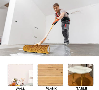 3 Pcs Textured Paint Roller Set - 9 Inch Small Textured Roller for Walls & Popcorn Ceilings - Paint Supplies for Home Improvement & Decorative Painting