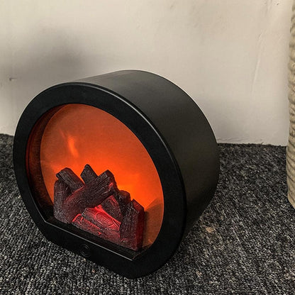 LED Tabletop Fireplace Flame Light