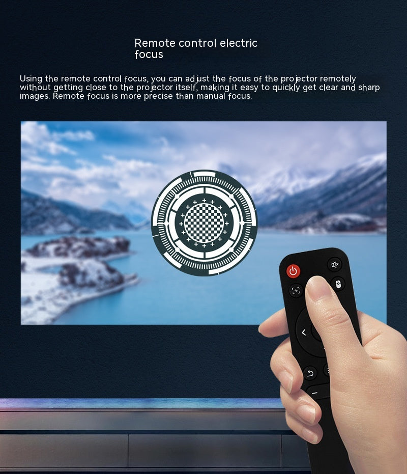 T07 Full HD Smart Projector - 320 ANSI Lumens Brightness