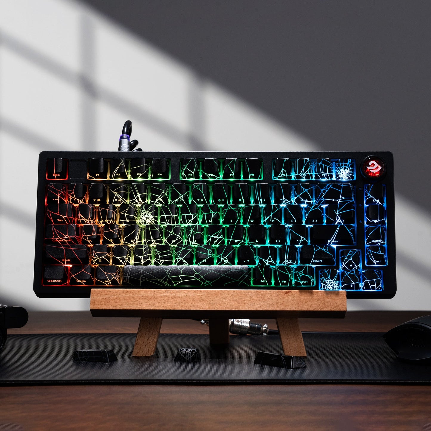 XVX  SPIDER WEB Version Pattern OEM Profile IMD-Tech Keycap Set