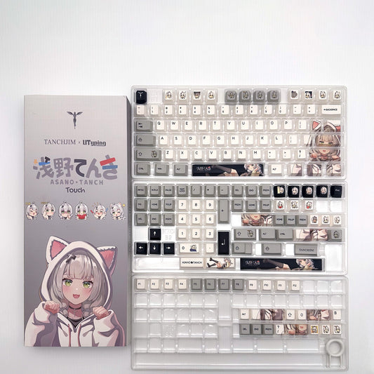 XVX  Asano Touch   Cherry Profile 5-sided Dye-Sub PBT Keycap Set (167-Key)
