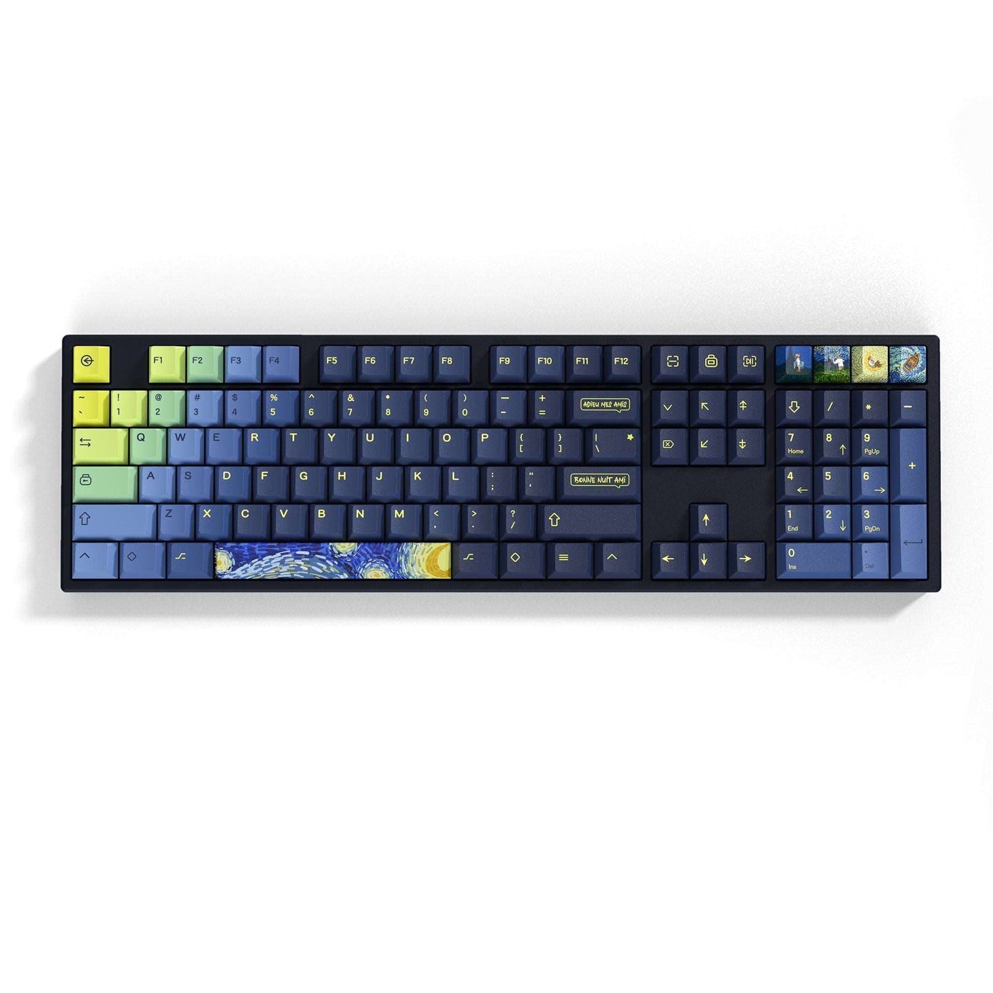 XVX The Starry Night Cherry Profile 131-Key Dye Sublimation PBT Keycap Set