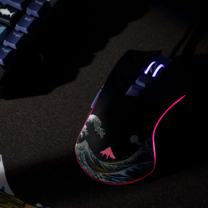 XVX G705 Kanagawa Themed Gaming Mouse (Wired)