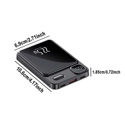 10000Mah Capacity Power Bank Magnetic Wireless 22.5W Ultra Super Fast Charging Magnetic Power Bank for Iphone15 Samsung