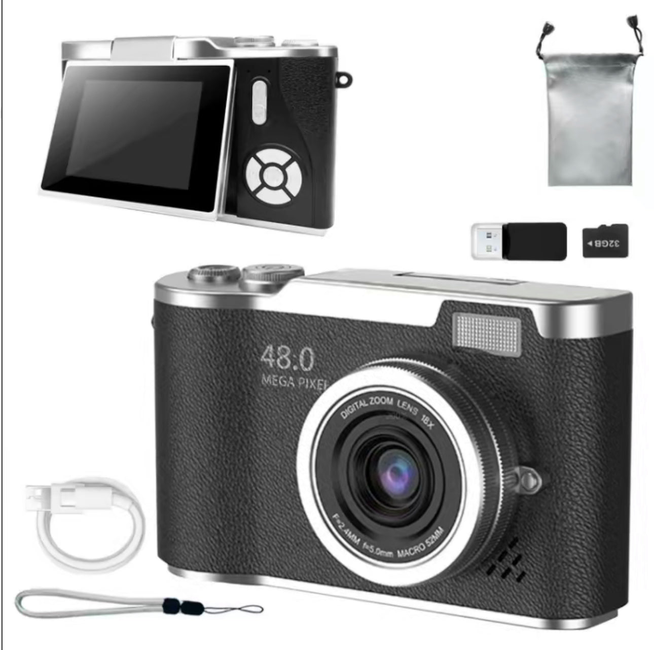 VlogSnap 1080P Camera