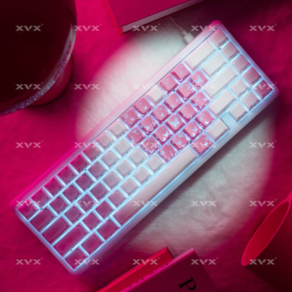 XVX FlutterBloom OEM Profile IMD-Tech Keycaps 21-Key
