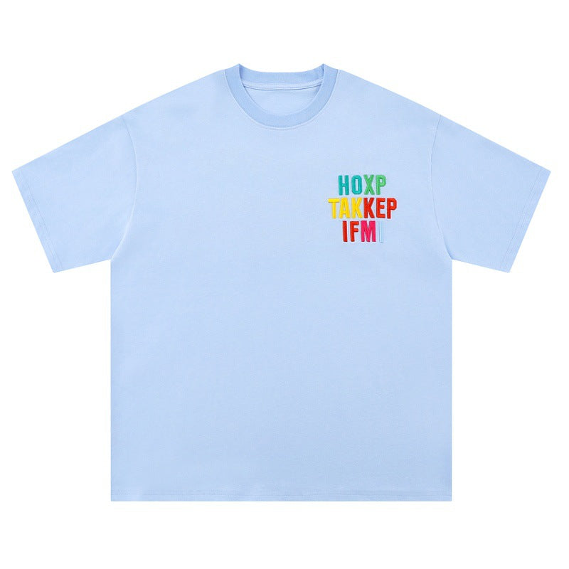 Short Sleeve T-Shirt Men's Summer Casual  Sleeve Couple