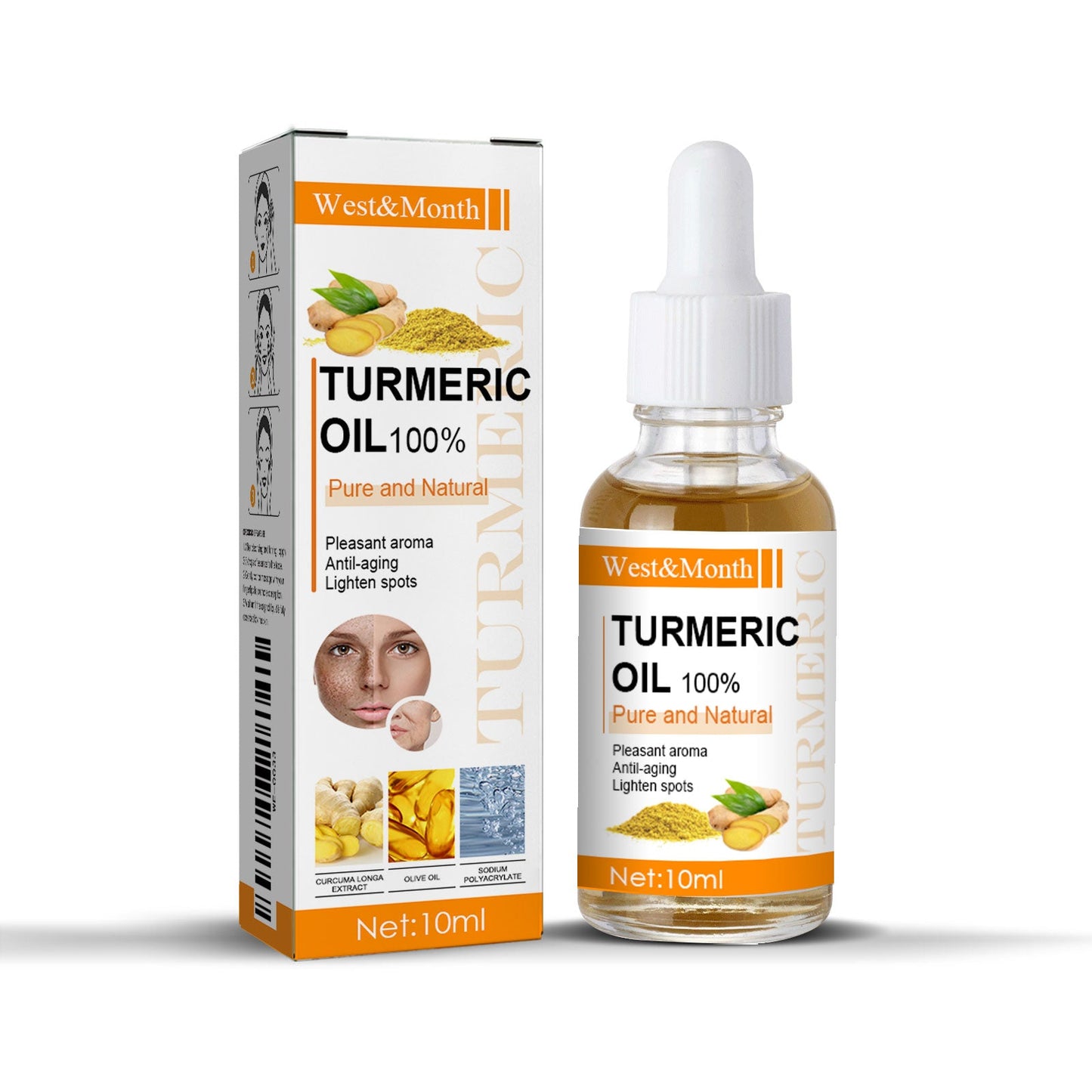 Turmeric Essential Oil Skin Firming Skin Care Gentle Care Moisturizing Facial Essential Oil