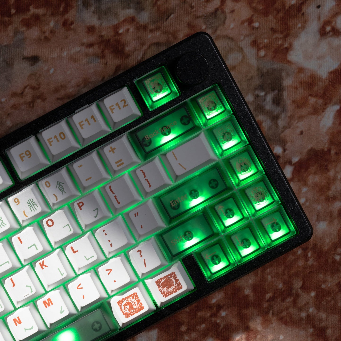 XVX  Dunhuang Cherry Profile Dye-Sub PBT Keycaps Full Set (212-Keys)