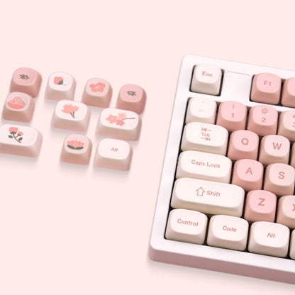 XVX Sakura 143-Key MOA Profile Dye-Sub PBT Keycap Set