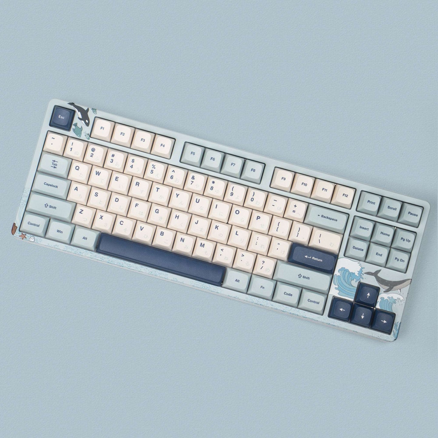 XVX Lavender Purple/Blue Dye-Sub XVX Profile Keycap Set (123-Key)