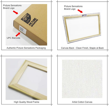 Game of Thrones Map Framed Canvas Art Print - 60"X32" | Epic Gaming Wall Decor for Fans