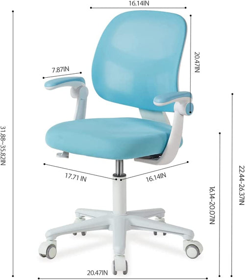 Ergonomic Kids Study Chair With Height Adjustment Mechanism