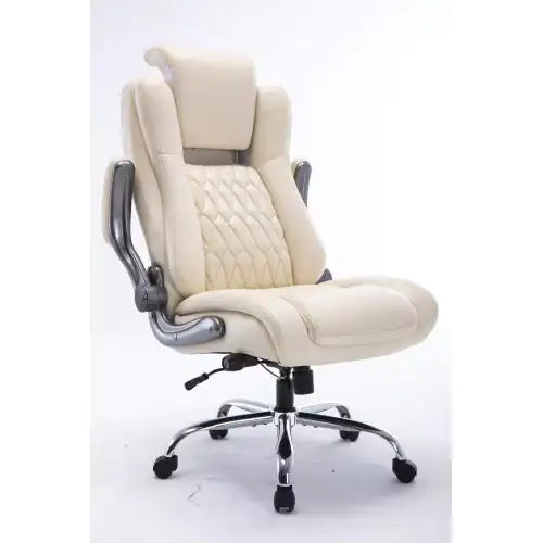 Executive High-Back Swivel Chair with Ergonomic Support