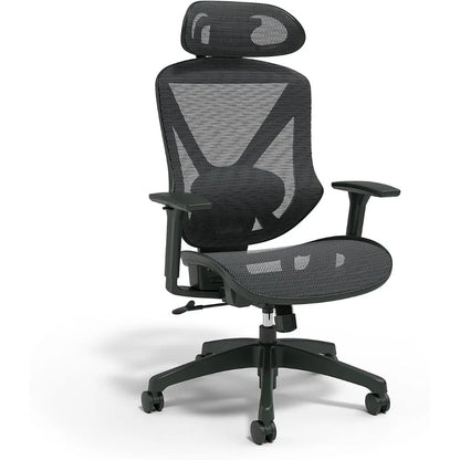 Dexley Ergonomic Mesh Swivel Task Chair, Black