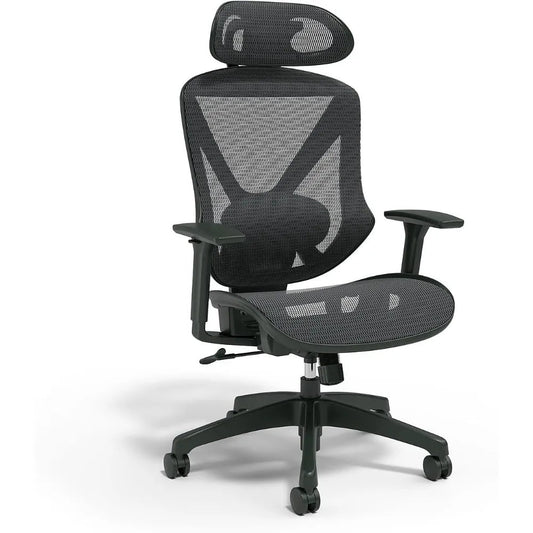 Dexley Ergonomic Mesh Swivel Task Chair, Black