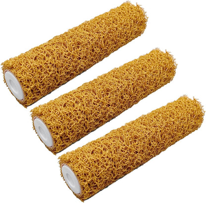 3 Pcs Textured Paint Roller Set - 9 Inch Small Textured Roller for Walls & Popcorn Ceilings - Paint Supplies for Home Improvement & Decorative Painting