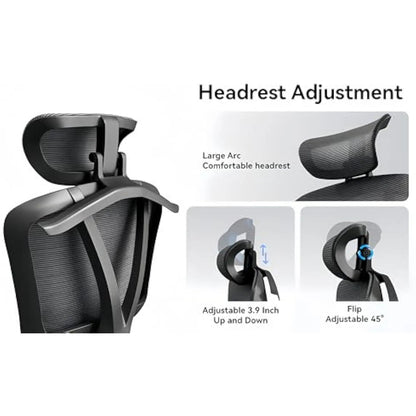 Ergonomic Office Chairs, Home Office Desk Chairs,Black Mesh Office Chair Good for Gaming, Business Meeting, Indoor.