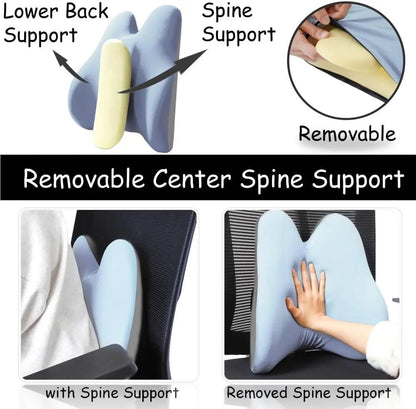 Plus Size Lower Ba Support for Office Chair, Ergonomic Ba Support for Office Chair Women W. Ba Pain, Memory Foam Filling Car