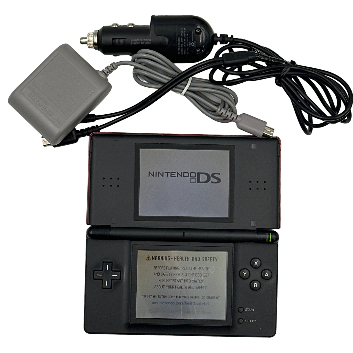 Red Crimson & Black Nintendo DS Lite - Nintendo DS