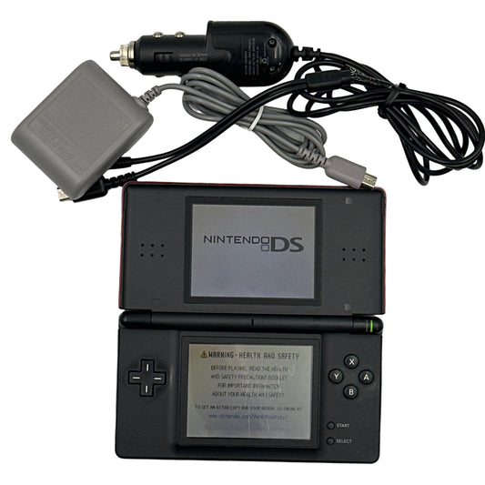 Red Crimson & Black Nintendo DS Lite - Nintendo DS