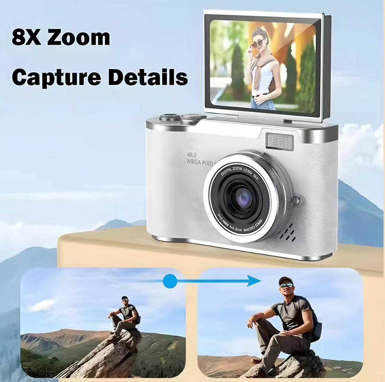 VlogSnap 1080P Camera