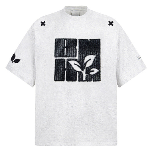 Original  Embroidered T-Shirt Unisex Short Sleeve Half Sleeve