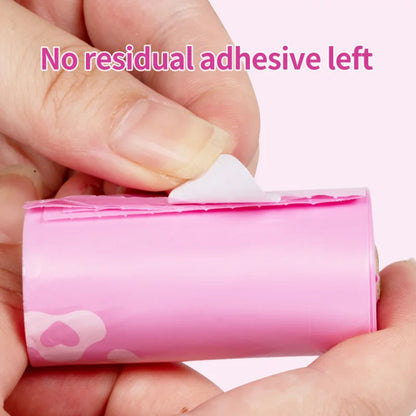 20 Rolls Pink Dog Poop Bags(300 Count) Thickened Poop Bags for Dogs Leak Proof Doggie Poop Bag Refills Rolls Pet Waste Bags