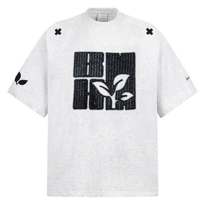 Original  Embroidered T-Shirt Unisex Short Sleeve Half Sleeve