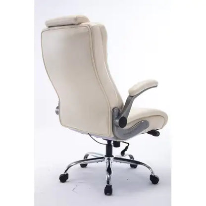 Executive High-Back Swivel Chair with Ergonomic Support