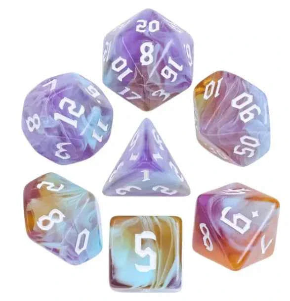 Amethyst Sunset Dice Set (Clearance)