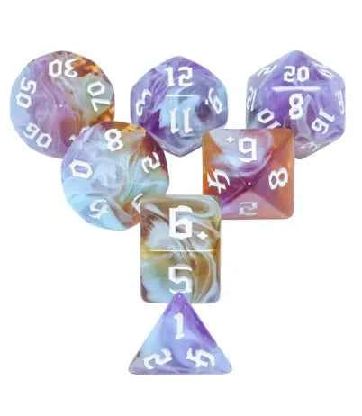Amethyst Sunset Dice Set (Clearance)