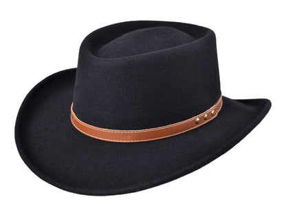 Outdoor Wool Felt Hat Merino Gambler