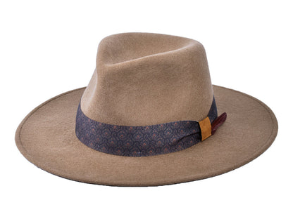 Wool Felt Flat Brim Hat Trendly Gypsy