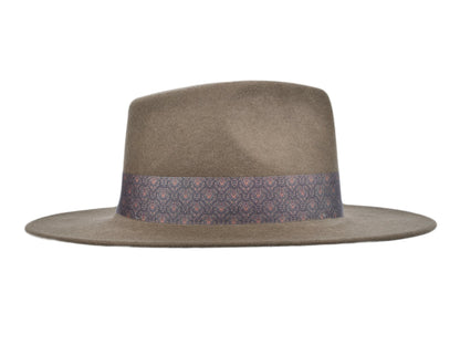 Wool Felt Flat Brim Hat Trendly Gypsy
