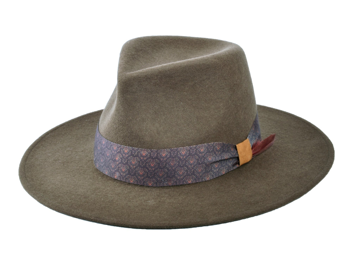 Wool Felt Flat Brim Hat Trendly Gypsy