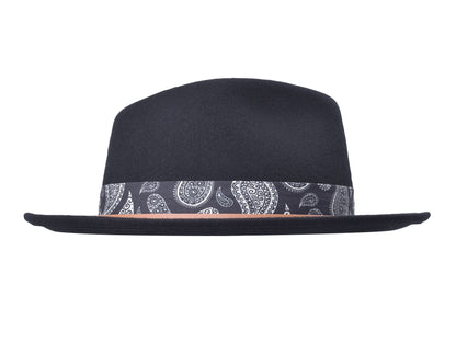 Casual Wool Felt Fedora Hat Lash