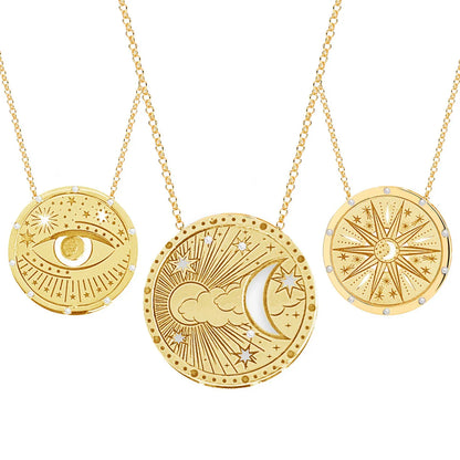 Gold Boho Design Necklaces