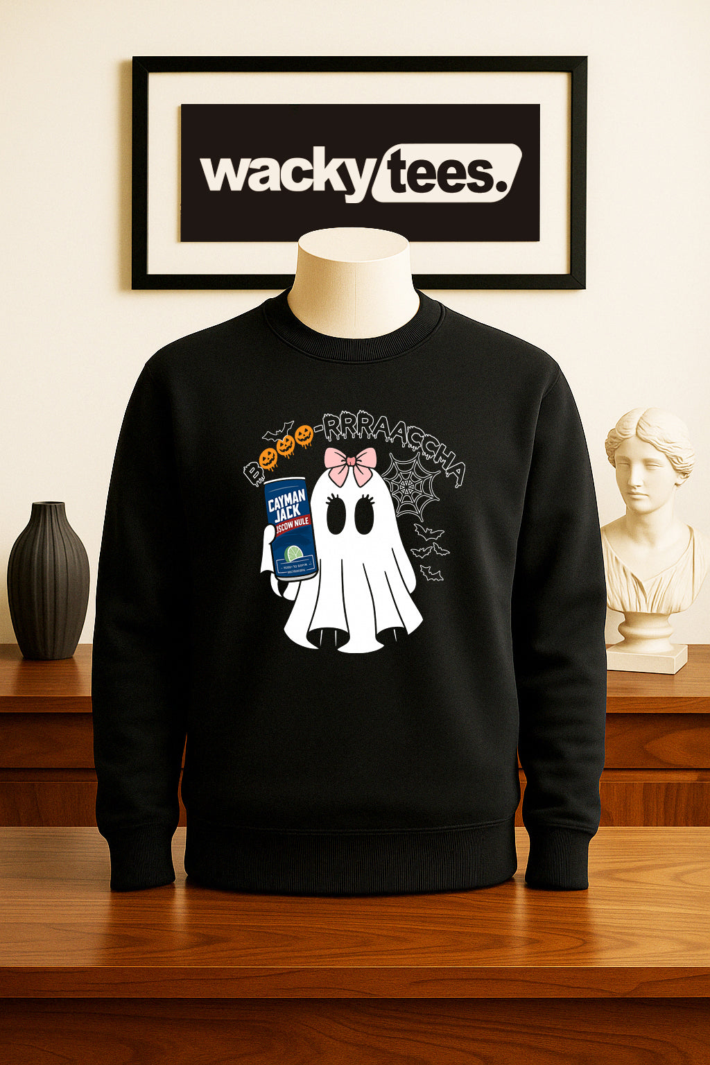 Booorrraacha Lady Drunk Ghost Drink Halloween Boracha Graphic Tee Shirt