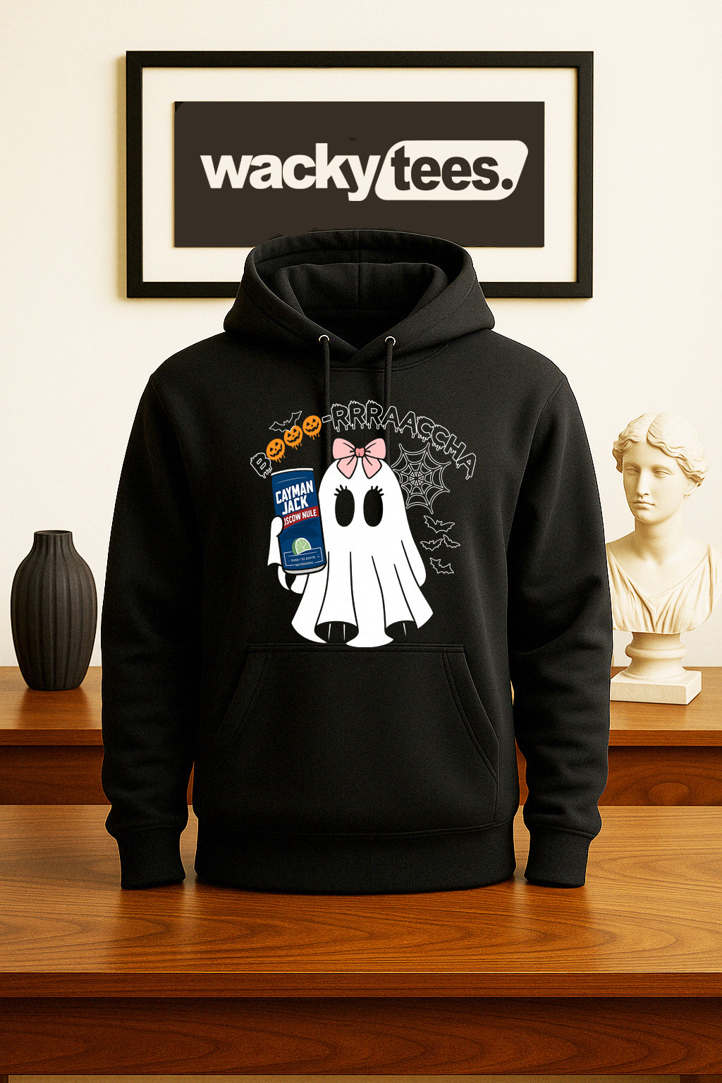 Booorrraacha Lady Drunk Ghost Drink Halloween Boracha Graphic Tee Shirt