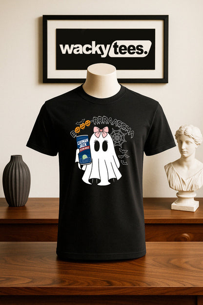 Booorrraacha Lady Drunk Ghost Drink Halloween Boracha Graphic Tee Shirt