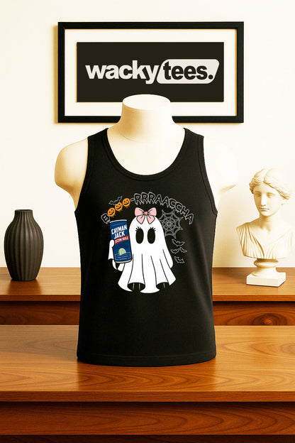 Booorrraacha Lady Drunk Ghost Drink Halloween Boracha Graphic Tee Shirt