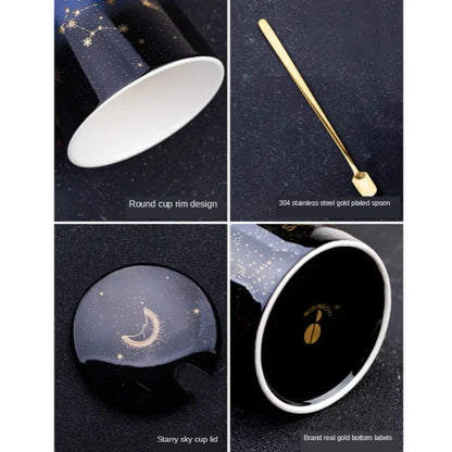 12 Constellations Creative Mug w/ Spoon