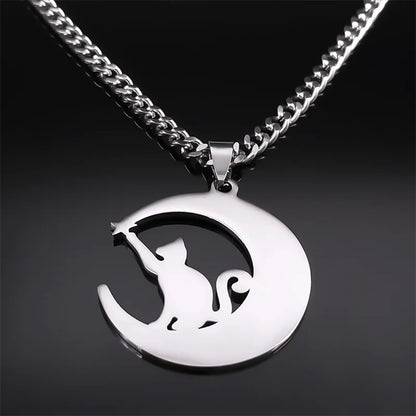 Celtic Moon Design Necklaces