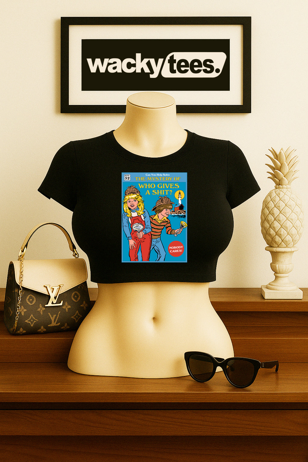 Childrens Books Mystery of Who Gives a Shit Funny Graphic Tee Shirt