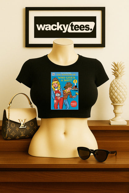 Childrens Books Mystery of Who Gives a Shit Funny Graphic Tee Shirt